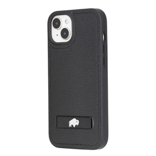 Reed iPhone 15 Plus Snap-On with Stand Case, Pebble Black - BlackBrook Case