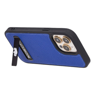 Reed iPhone 15 Pro MAX Snap-On with Stand Case, Blue - BlackBrook Case
