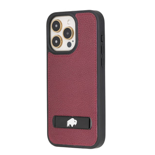 Reed iPhone 15 Pro MAX Snap-On with Stand Case, Bordeaux - BlackBrook Case