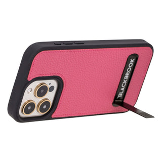 Reed iPhone 15 Pro MAX Snap-On with Stand Case, Fuchsia - BlackBrook Case