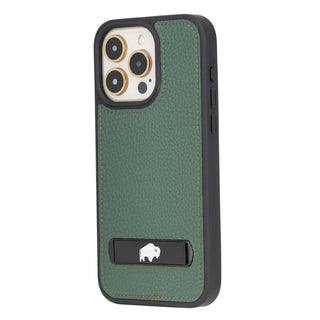 Reed iPhone 15 Pro MAX Snap-On with Stand Case, Green - BlackBrook Case