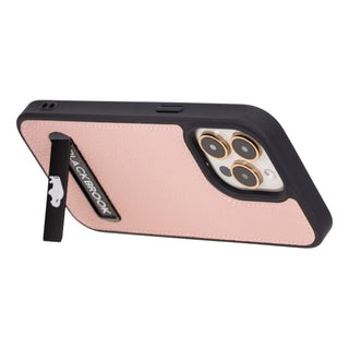 Reed iPhone 15 Pro MAX Snap-On with Stand Case, Pink - BlackBrook Case