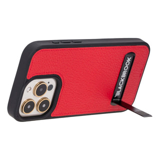 Reed iPhone 15 Pro MAX Snap-On with Stand Case, Red - BlackBrook Case