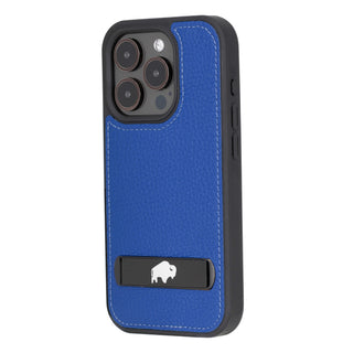 Reed iPhone 15 PRO Snap-On with Stand Case, Blue - BlackBrook Case