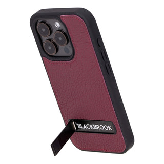 Reed iPhone 15 PRO Snap-On with Stand Case, Bordeaux - BlackBrook Case