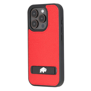 Reed iPhone 15 PRO Snap-On with Stand Case, Red - BlackBrook Case