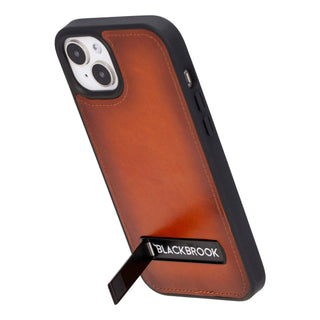 Reed iPhone 15 Snap-On with Stand Case, Burnished Tan - BlackBrook Case