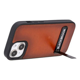 Reed iPhone 15 Snap-On with Stand Case, Burnished Tan - BlackBrook Case