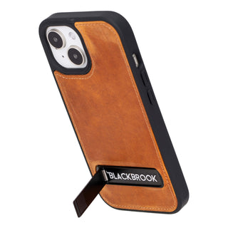 Reed iPhone 15 Snap-On with Stand Case, Golden Brown - BlackBrook Case