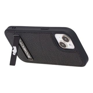 Reed iPhone 15 Snap-On with Stand Case, Pebble Black - BlackBrook Case