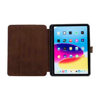 Trigon iPad Pro 11" Folio Wallet Case, Distressed Coffee - BlackBrook Case