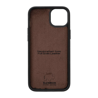 Tudor iPhone 15 Plus Wallet Case, Distressed Coffee - BlackBrook Case