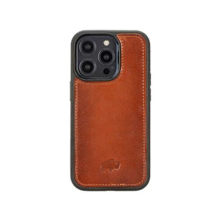 Tudor iPhone 15 PRO Wallet Case, Burnished Tan - BlackBrook Case