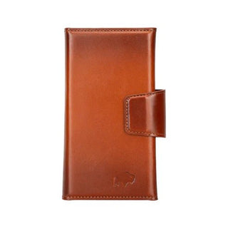 Tudor iPhone 15 PRO Wallet Case, Burnished Tan - BlackBrook Case