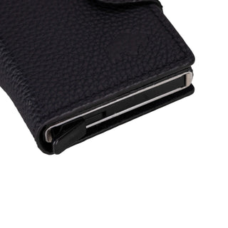 Wade Detachable Mini Wallet with RFID, Pebble Black - BlackBrook Case